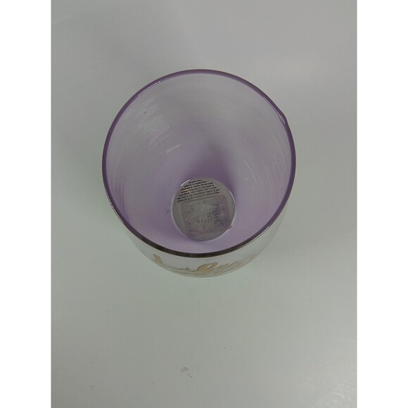 Slant Collections 20 Oz Stemless Wine Glass Purple Rose Gold Life Happens - Picture 2 of 6